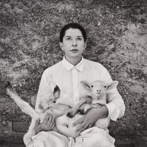 ABRAMOVIC Marina 1946,Portrait with Lamb (White),2010,Christie's GB 2024-02-22