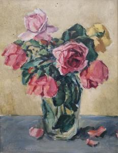 ABRAMOVICZ Leon 1880-1978,Nature morte au bouquet de roses,Sadde FR 2019-06-19