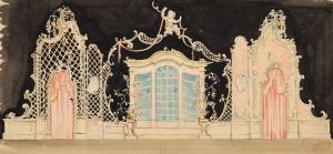 ABRAMOVITCH Shifrin Nisson 1892-1961,Theatrical decoration,1935,Sovcom RU 2022-07-19