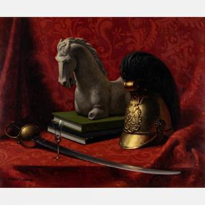 ABRAMS Herbert E. 1921-2003,Still Life with Helmet and Sword,Gray's Auctioneers US 2019-06-26
