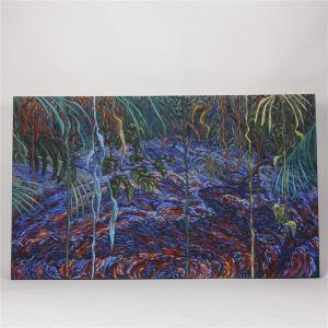 ABRAMS Jane Eldora 1940,Cenote Azul,1990,Ripley Auctions US 2017-05-06
