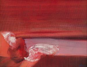 ABRAMS Lionel 1931-1997,Abstract Composition in Red and Pink,Strauss Co. ZA 2024-01-15
