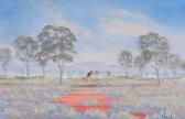 ABSALOM Jack 1927-2019,West Darling, across the Salt Bush,Elder Fine Art AU 2022-10-16