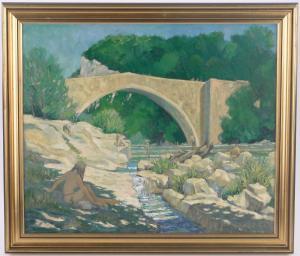 ABSOLON Mike,Roman bridge Vaucluse Provence,Burstow and Hewett GB 2016-08-24