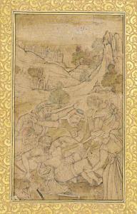 ABU ISMAIL ABDULLAH AL ANSARI AL HARAWI,A TRAVELLER RESCUES A WOUNDED S,c.1605,Christie's 2016-04-21