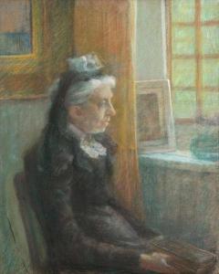 ACART Adeline 1874-1961,Vrouw voor venster,Bernaerts BE 2015-06-18