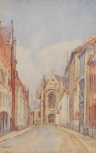 ACART Adeline 1874-1961,Vues d'églises,Brussels Art Auction BE 2019-10-08