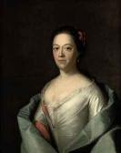 ACCAMA I Bernardus,Portrait of a lady, half-length, in a white and re,1740,Christie's 2010-12-14