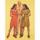 ACEVES JOSÉ 1909-1968,Man in the Middle,1941,Treadway US 2010-09-12