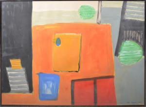 ACHACHE Victoria 1952,Untitled abstract,1987,Gilding's GB 2021-10-05
