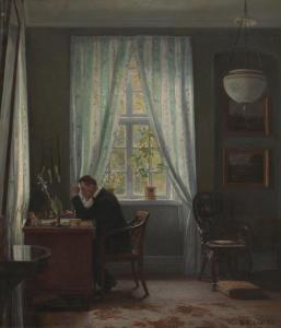 ACHEN Georg Nikolaj,Portrait of the Artist's Father, Eggert Christophe,1905,Leonard Joel 2023-06-27