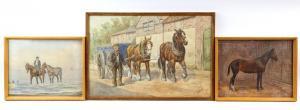ACHESON CATTLEY GILBERT 1892-1978,Horse in a loosebox,1918,Ewbank Auctions GB 2019-06-20