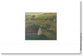 ACHIEL LOMBAERT 1911-1990,Landscape withfarmhouses,Bernaerts BE 2008-10-20