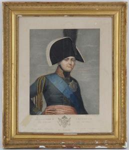 ACHILLE BOURGOIS DE LA RICHARDIERE Antoine 1777-1838,Alexandre 1er Empereur,Piguet CH 2012-03-13