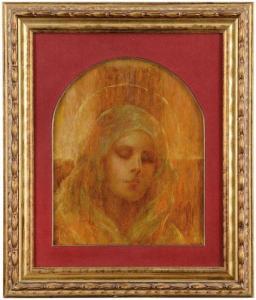 ACHINI Angelo 1850-1930,Madonna,Meeting Art IT 2019-01-05