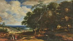 Achtschellinck Lucas 1626-1699,Extensive woodland landscape,Neumeister DE 2022-09-28