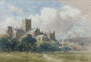 ACKERMANN Gerald 1876-1960,Wells Cathedral,Duggleby Stephenson (of York) UK 2024-02-02