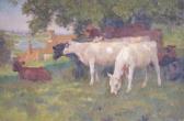 ACKLAND HUNT CECIL 1883-1959,Cattle in the shade,Woolley & Wallis GB 2011-06-15