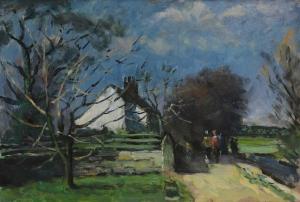 ACKRILL Alfred 1907-1988,The White House, Daisy Nook, Oldham,Sworders GB 2023-12-03