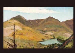 ADACHI Shintaro,Autumn in mountain lake,1954,Mainichi Auction JP 2009-10-02