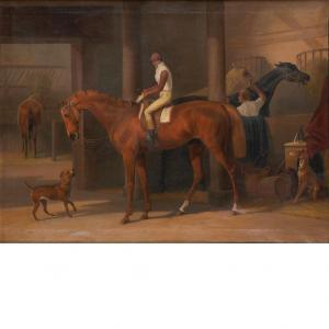 ADAM Benno Raffael 1812-1892,Preparing for the Race,William Doyle US 2011-05-25