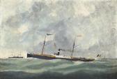 ADAM Edmond 1868-1938,The French steamer,1892,Christie's GB 2011-11-24
