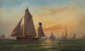ADAM Edouard 1847-1929,Voiliers de la marine marchande britannique,1884,Mercier & Cie FR 2024-04-07