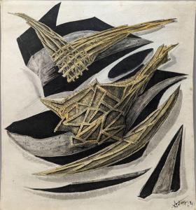 ADAM Henri Georges 1904-1967,Composition abstraite,1964,Loizillon FR 2023-11-18