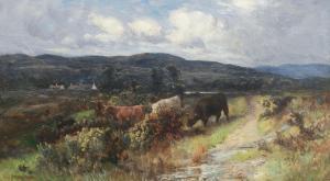 ADAM Jnr. Joseph Denovan 1870-1935,Cattle amongst the gorse,Bonhams GB 2021-10-14