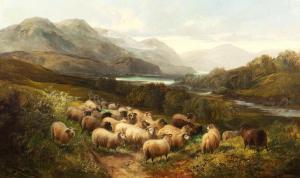ADAM Joseph Denovan 1842-1896,Sheep in an extensive Highland Landscape,Bonhams GB 2013-04-17