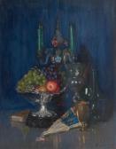 ADAM Patrick William 1854-1929,Still Life with Fruit and Candelabra,1929,Bonhams GB 2017-10-11