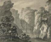 ADAM Robert 1728-1792,A gorge with a boat and figures in the foreground,1780,Christie's 2007-06-05