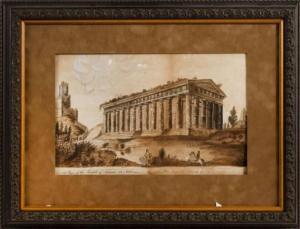 ADAM Robert 1728-1792,A View of the Temple of Theseus Athens,1752,Eldred's US 2022-02-10