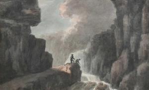 ADAM Robert 1728-1792,Figures in a canyon above a river,1787,Woolley & Wallis GB 2023-09-05