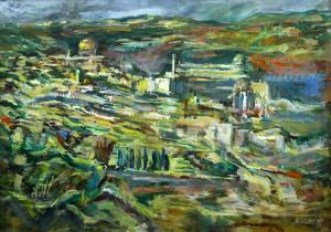 ADAM Shlomo Joseph 1915-1989,Jerusalem,1967,Ishtar Arts IL 2017-06-15