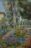 ADAM William 1846-1931,The Adam Garden,Clars Auction Gallery US 2016-09-18