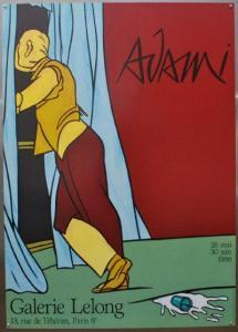 ADAMI Valerio 1935-2005,Exhibition Poster,1988,David Lay GB 2014-04-03