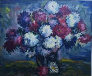ADAMIU Mihai 1901-1984,Vase with flowers,GoldArt RO 2017-10-26