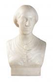 ADAMS ACTON John 1830-1910,Bust of a lady wearing a cameo,Dreweatts GB 2019-12-11