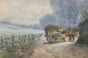 ADAMS Albert George 1854-1893,A Frosty Morning,1878,Duggleby Stephenson (of York) UK 2021-08-05