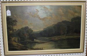 ADAMS Allan 1953,Landscape and River View,Tooveys Auction GB 2014-11-05