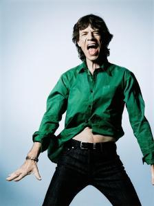 ADAMS bryan 1959,Sir Mick Jagger, Green Shirt, New York,2008,Villa Grisebach DE 2022-12-04