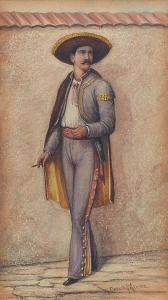 ADAMS Cassily 1843-1921,Full Length Portrait of a Young Gaucho Smoking,Burchard US 2020-12-13