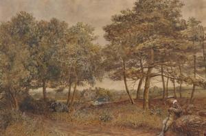 ADAMS Charles 1861-1933,A Wooded Path,John Nicholson GB 2018-10-03