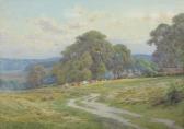ADAMS Charles James 1859-1931,Evening on Shere Common with cattle,Ewbank Auctions GB 2016-03-16