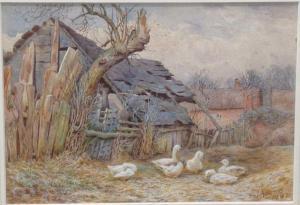 ADAMS Charles James 1859-1931,Sheep grazing,1883,Cheffins GB 2023-09-07