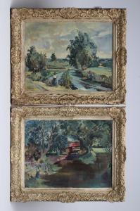 ADAMS Danton F.,Plein Air Landscapes with Figures,Hartleys Auctioneers and Valuers 2021-03-24