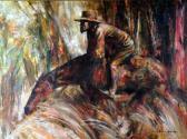 ADAMS DENNIS 1914-2001,Man on Horseback,Elder Fine Art AU 2011-12-01