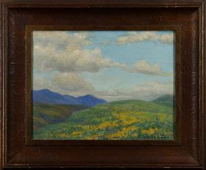 ADAMS EVA BELLE 1874-1960,Hillside with Poppies,Clars Auction Gallery US 2017-09-16