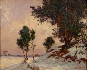 ADAMS Harry William 1868-1947,trees in winter,1910,Charterhouse GB 2019-10-17